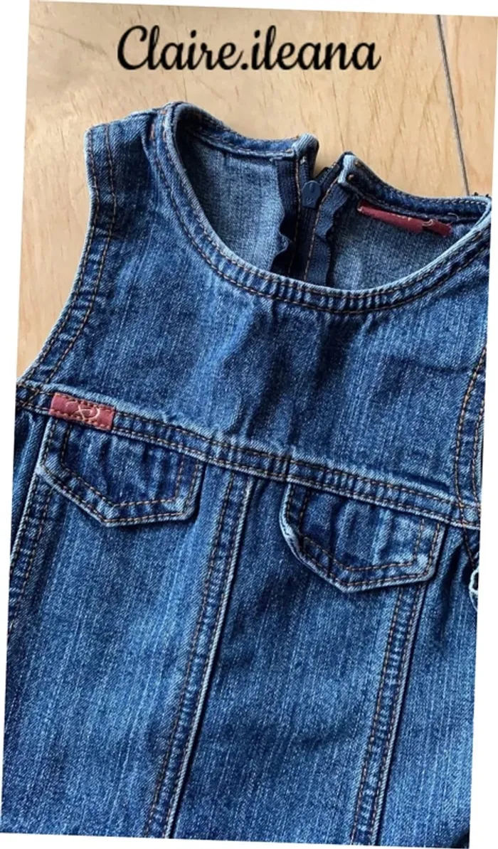 🛑robe disney en jean 12 mois🛑 - photo numéro 3