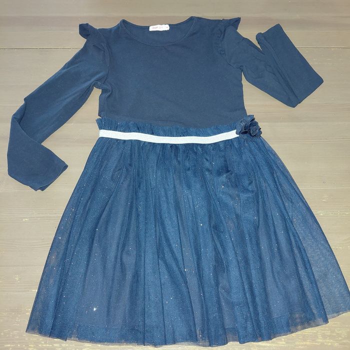 Êpop girls - robe tutu bleu marine 8 ans
