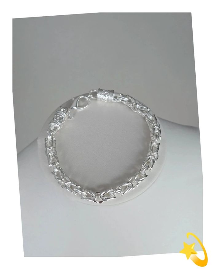 Bracelet maille royale 21cm - photo numéro 2