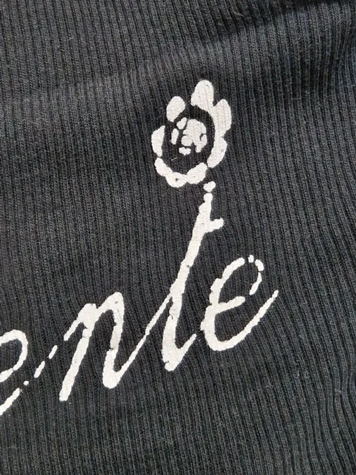 Débardeur Farniente Jennyfer noir et blanc indiqué taille S mais convient à un XS - photo numéro 3