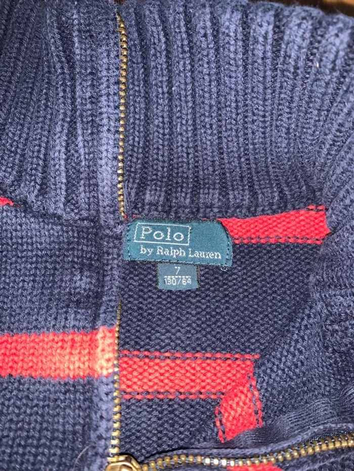 Pul col montant très chaud Ralph Lauren taille 7 ans - photo numéro 3