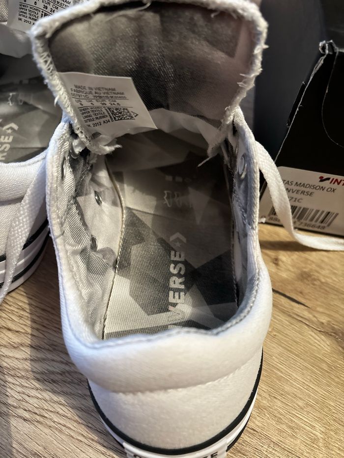 Converse All Star Madison basses blanches – T39 – Très bon état - photo numéro 7