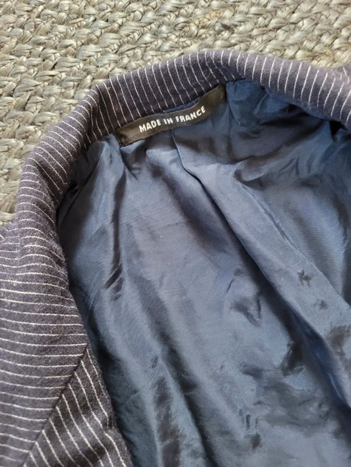 Veste laine costume homme - Vintage - Fabrication artisanale - photo numéro 2