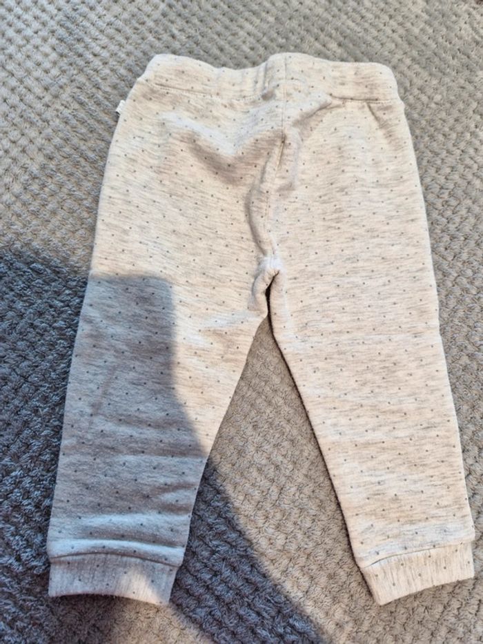 Pantalon jogging fille gris 18 mois Obaïbi - photo numéro 4