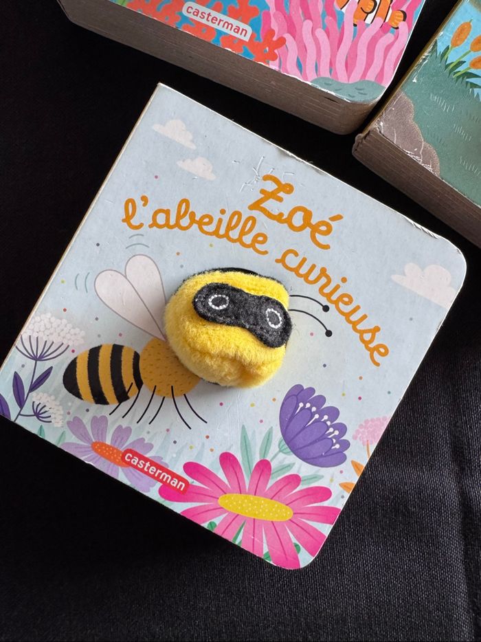 Lot de 3 petits livres marionnettes animaux - photo numéro 4