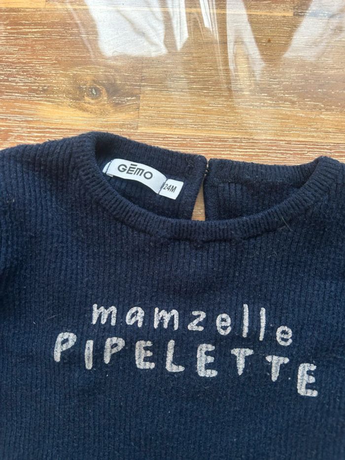 Pull mademoiselle pipelette - photo numéro 2