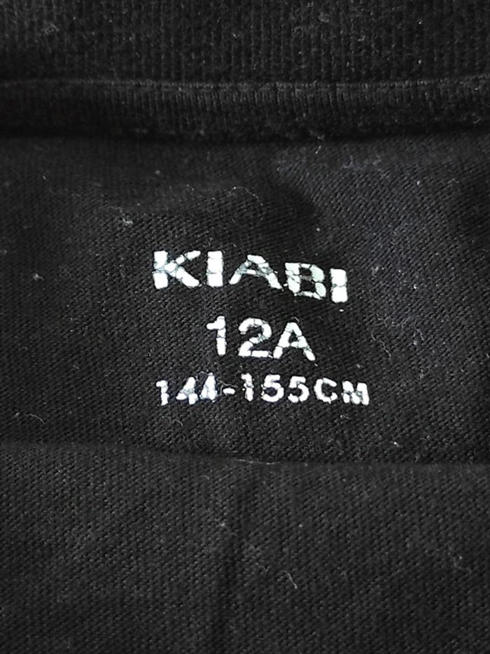 T-shirt noir manches longues 12 ans kiabi - photo numéro 3