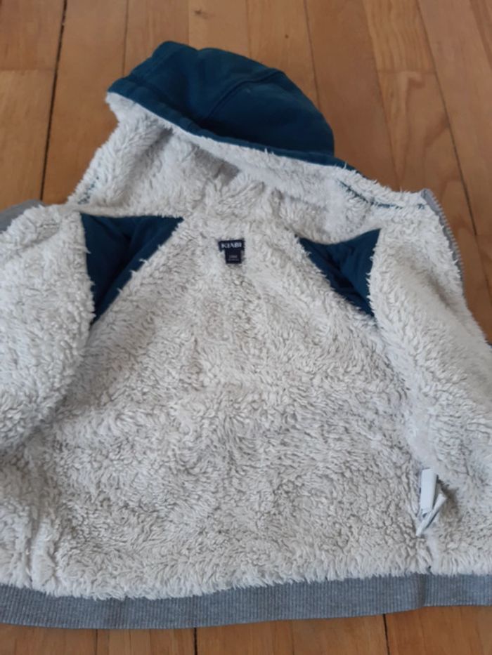 Sweat zippé à capuche Kiabi (24M) - photo numéro 3