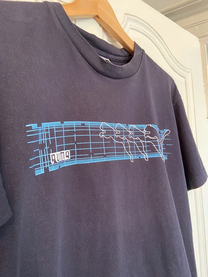 Tee-shirt Puma bleu marine taille M - photo numéro 3