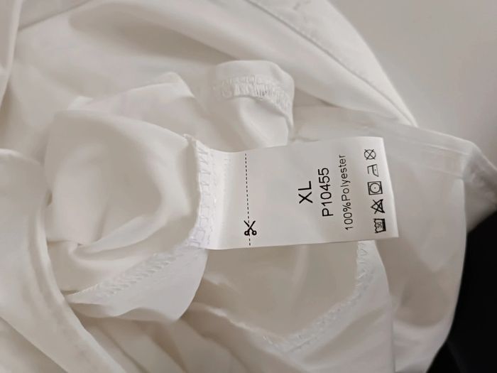 Chemise blanche unie manches longues - photo numéro 9