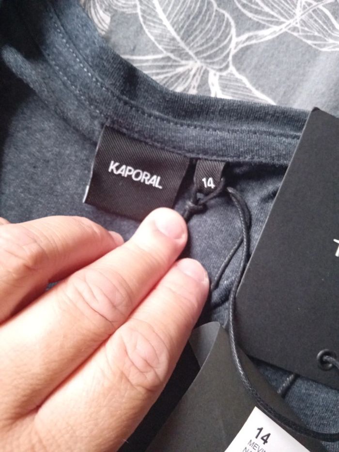 Tee-shirt longue manche 14 ans Kaporal - photo numéro 4