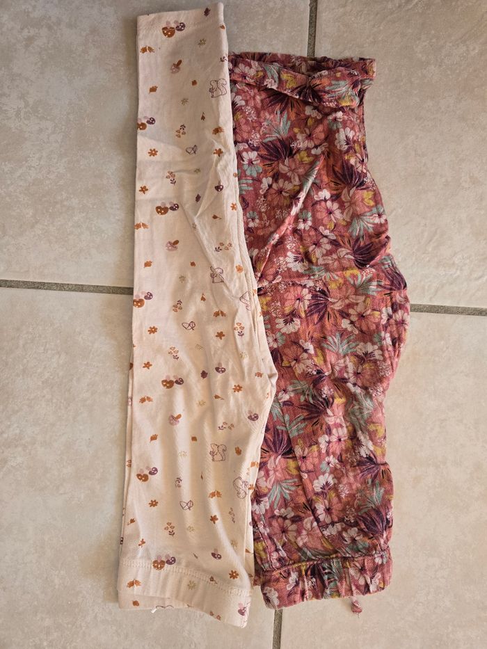 2 pantalon 24mois.