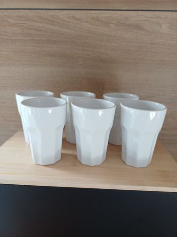 Lot 6 tasses