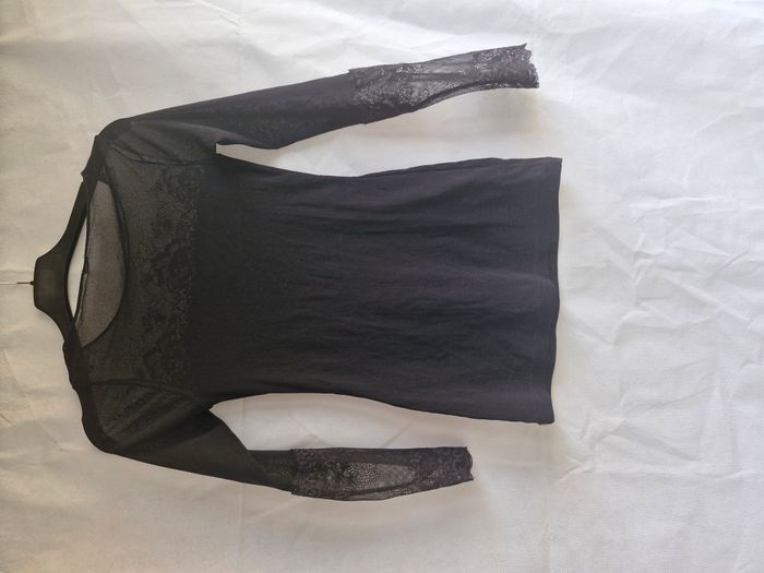 Haut dentelle à manches longues Janira - photo numéro 3