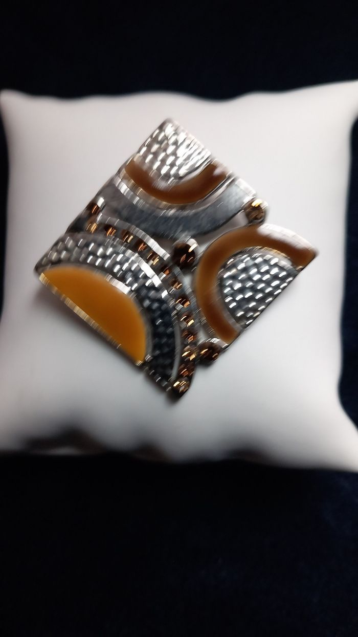Pendentif Vintage Carré 4 cm