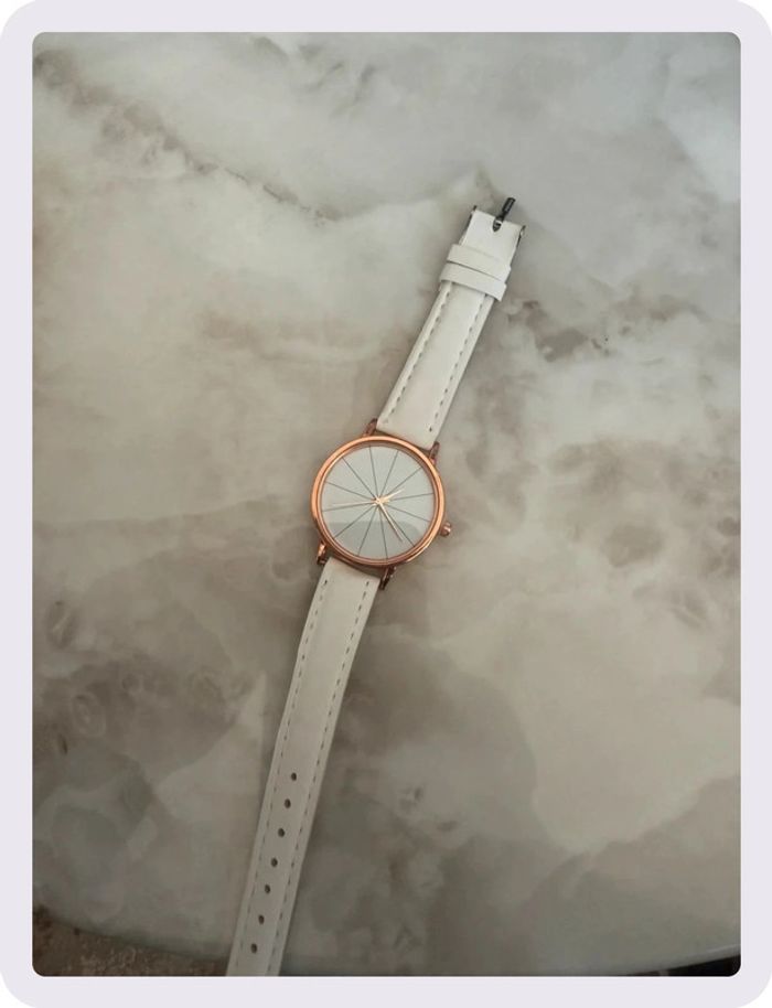 Montre à cadran blanc - photo numéro 2