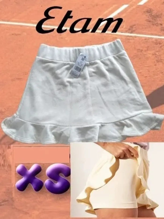 Jupe-short de sport Etam taille XS 32