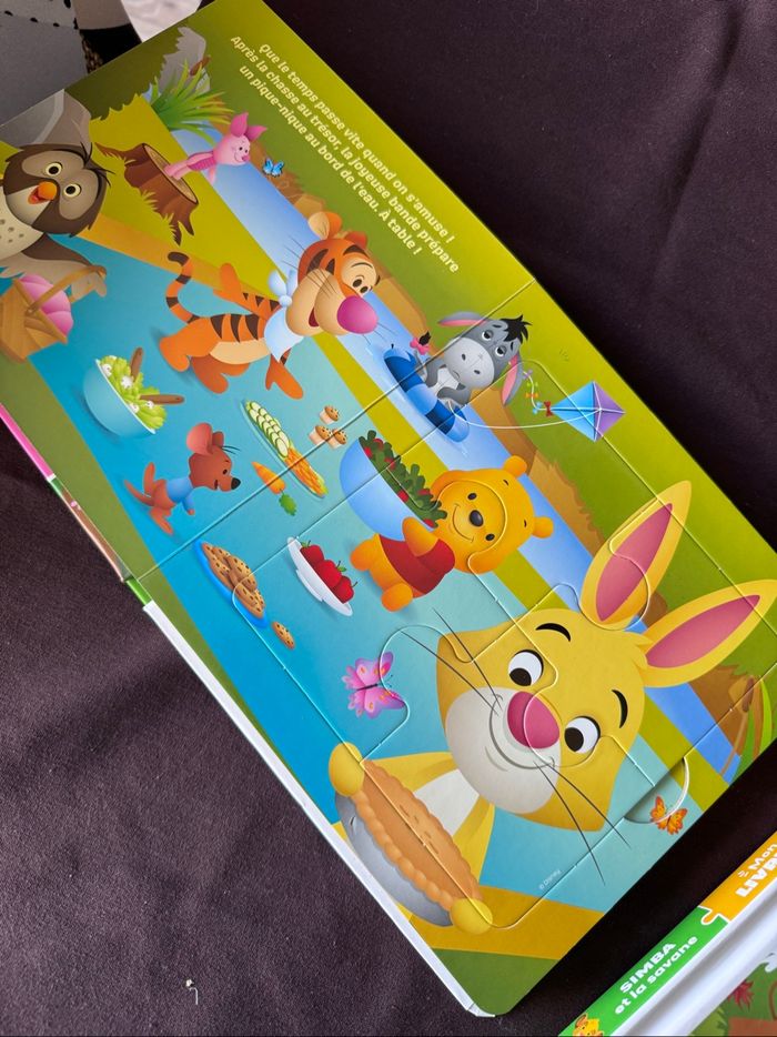 Mon 1er livre puzzle Winnie et la forêt - photo numéro 4