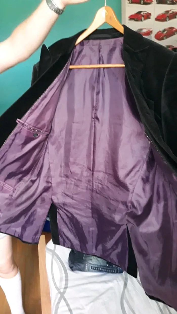 Veste homme en velour taille L - photo numéro 3