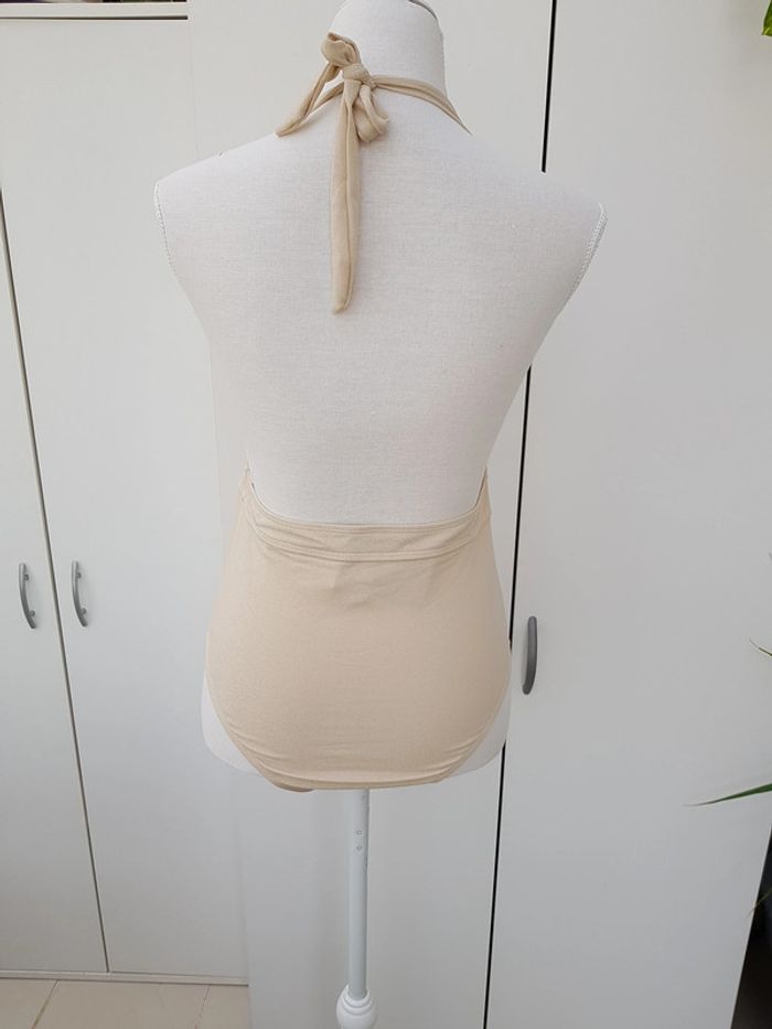 Maillot De Bain Beige Paillettes Brillant Taille M 38 - photo numéro 4