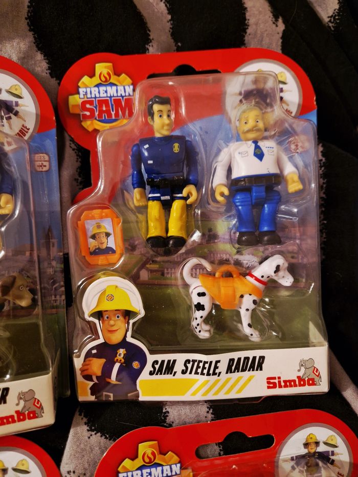 Sam le pompier lot de 4 packs de figurines - photo numéro 3