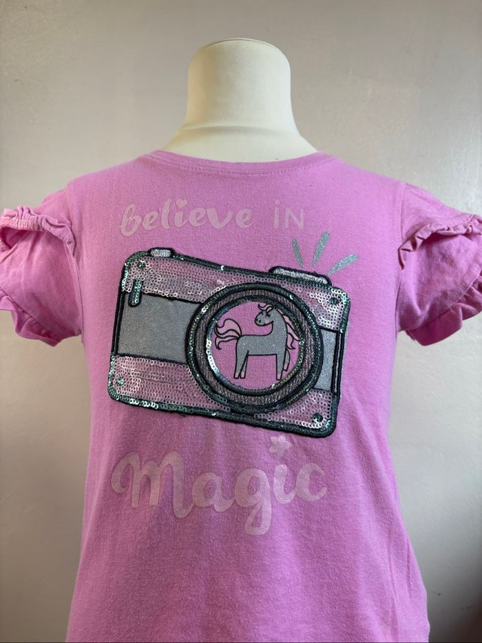 T-shirt fille taille 116 - photo numéro 2