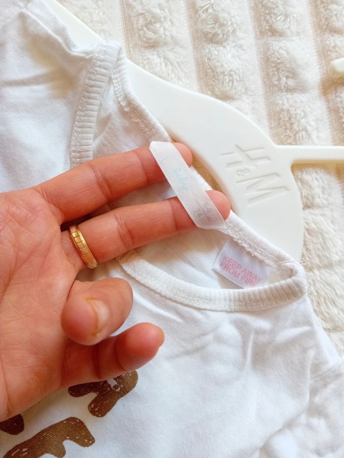 Tshirt ML garçon 6/9mois 🤎💙 - photo numéro 3