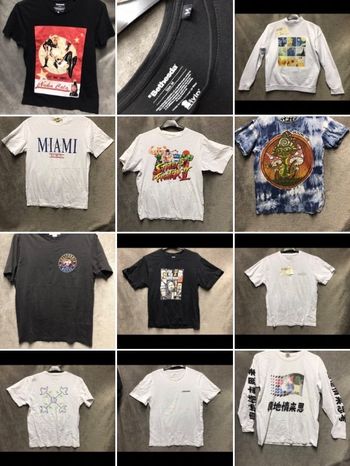 Lot 100 vêtements garçon /homme taille L