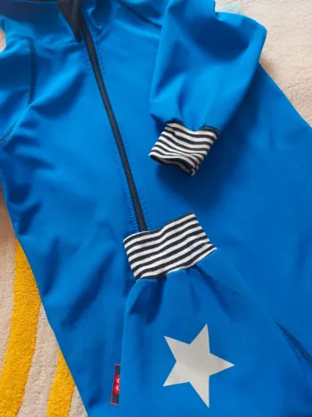 Combinaison softshell IELM 92cm bleue marinière