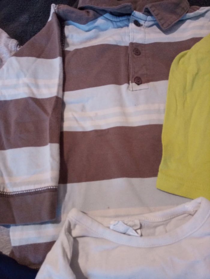 Lot de 10 t-shirts manches longues 3 ans - photo numéro 3