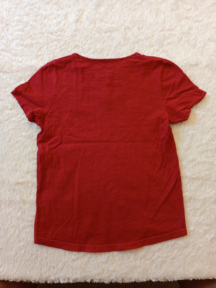 T-shirt manches courtes col tunisien Kiabi en 6 ans - photo numéro 3