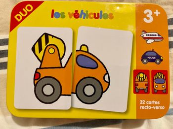 Jeu « Duo : les véhicules »