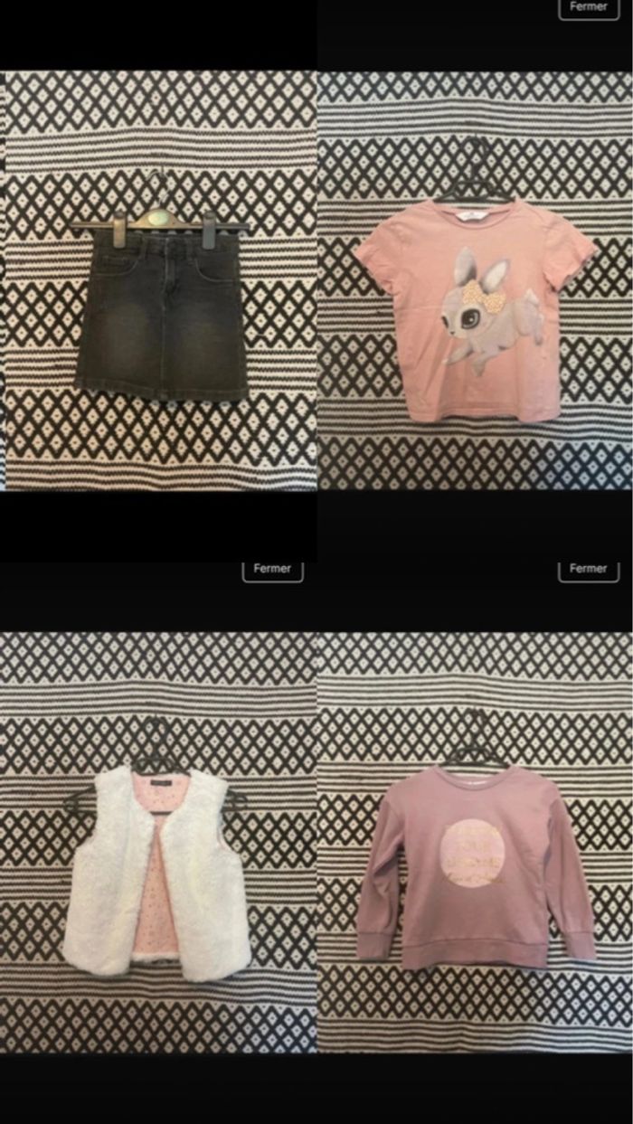 lot de vêtements fille 6 au8 ans - photo numéro 7