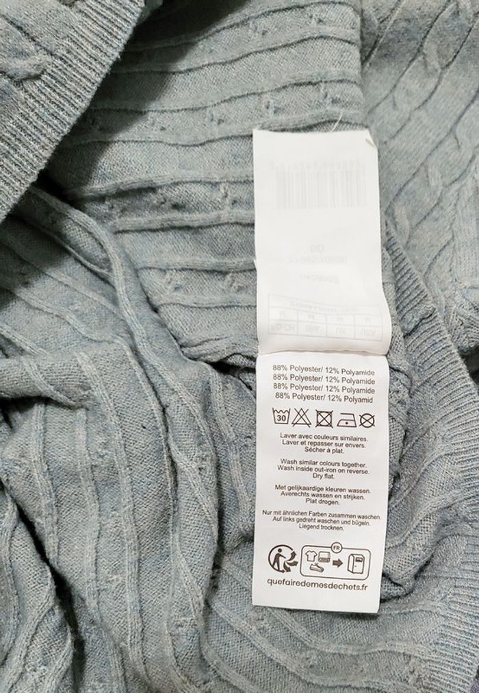 Pull Damart  maille torsadée Thermolactyl - Neuf - photo numéro 5