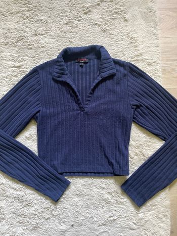 Haut bleu marine 