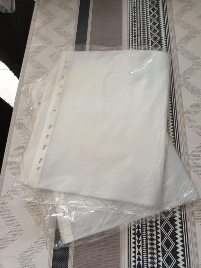Lot de 2 paquets de pochettes plastiques 21 x29.7 cm - photo numéro 3