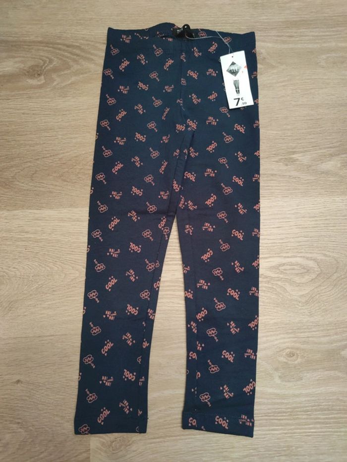 Legging fille chaud 5 ans neuf