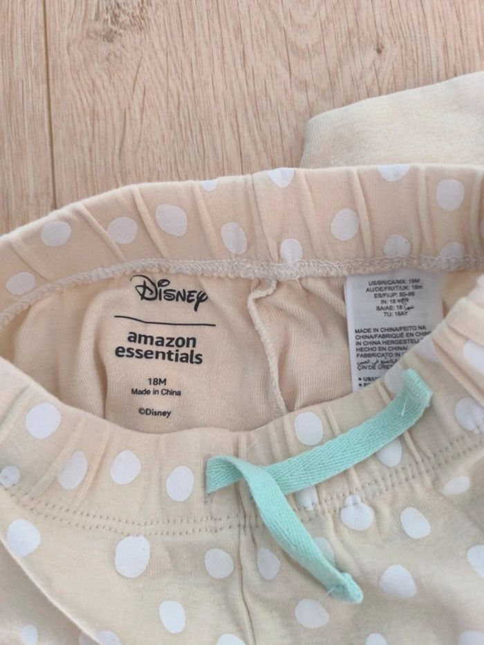 Pantalon jogging léger Fille beige à pois blanc Disney Amazon Essentials Bambi - 18 moi - photo numéro 4