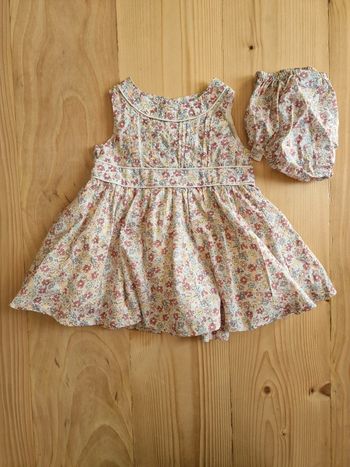 Robe + bloomer Sergent Major 6 mois