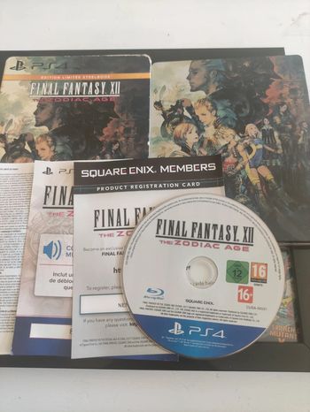 Final Fantasy XII The Zodiac Age PS4 Steelbook