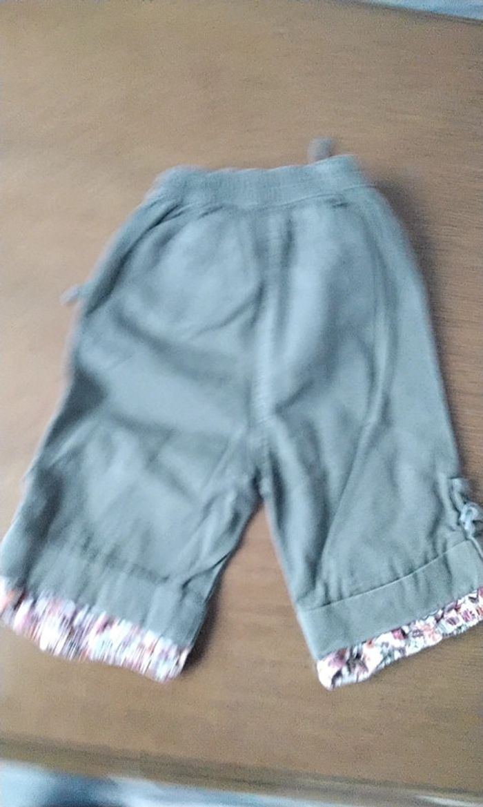 Pantalon ,kaki, avec des fleurs, Tape à l'œil, 3M ,60cm - photo numéro 2