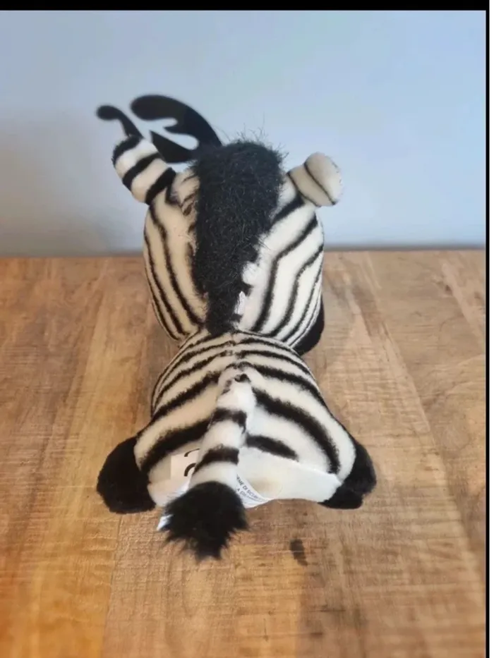 Peluche zèbre big headz 20cm - photo numéro 4