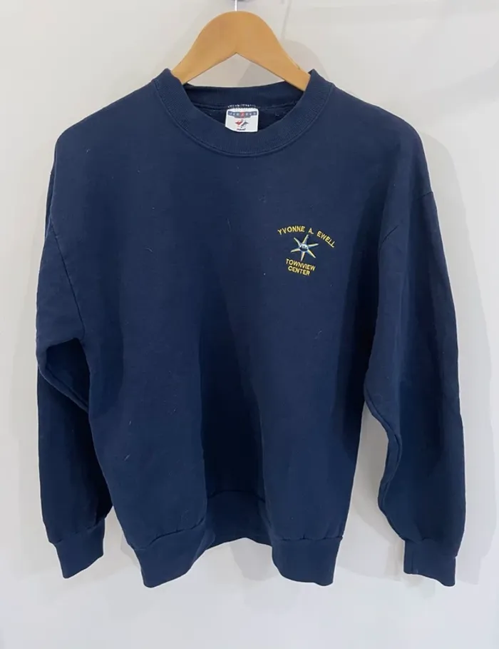 Crewneck US School navy blue M Woman
