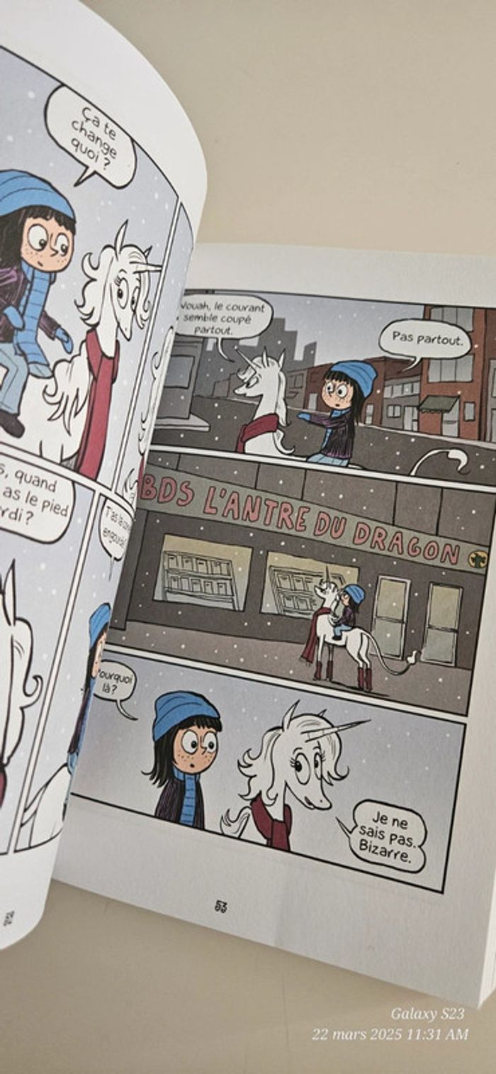Livre - Lucie et sa licorne - la tempête magique - photo numéro 4