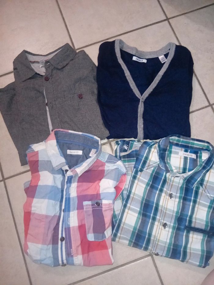 Chemises et gilet