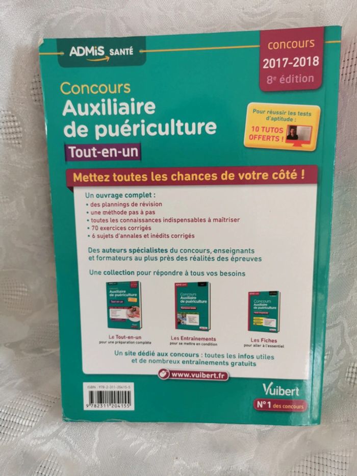 Livre. Concours Auxiliaire de puériculture - photo numéro 3