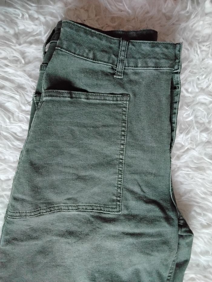 Pantalon large kaki coupe confort taille L - photo numéro 7