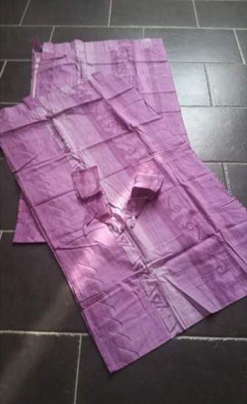 paires de double rideaux avec anses