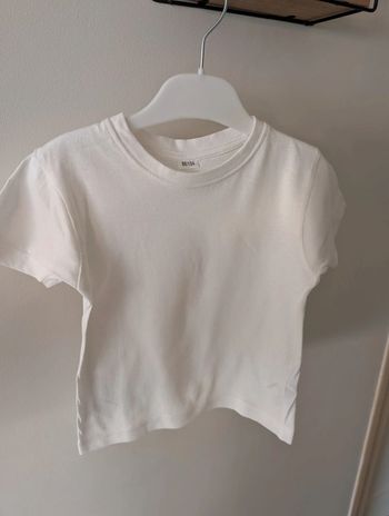 T shirt Blanc 98/104 cm