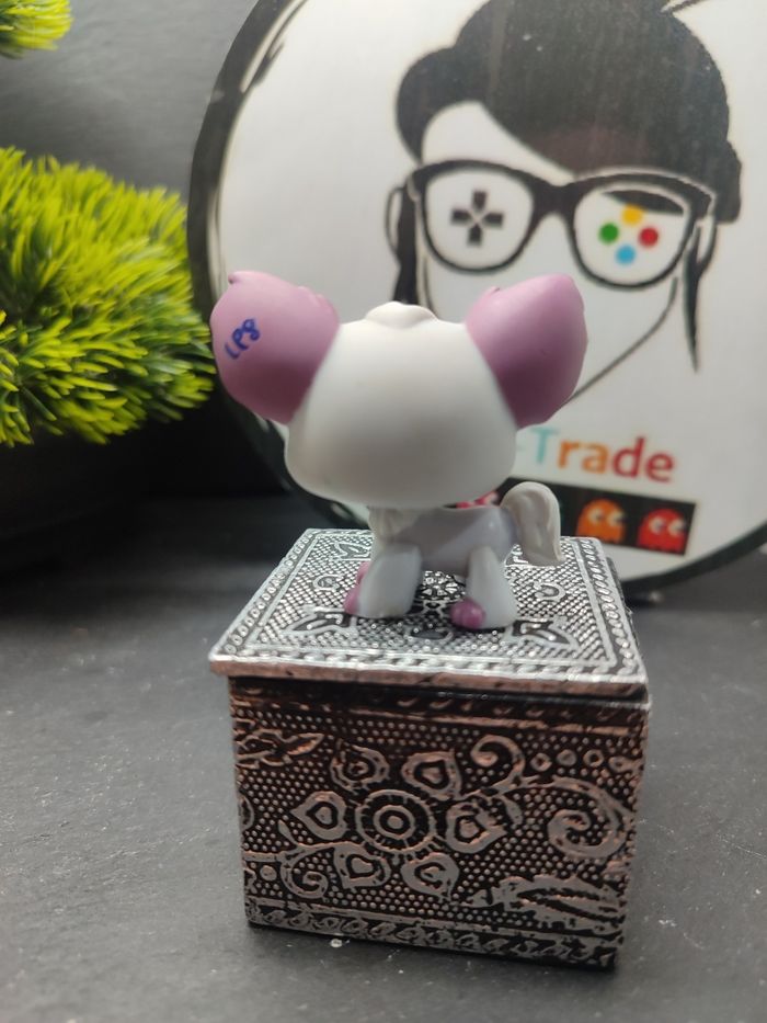 Lps01270 My Littlest Petshop Pet Shop LPS chien Papillon Chihuahua 1138 - photo numéro 2